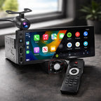 Central Multimídia Universal CarPlay Sem Fio Com Camera De Ré